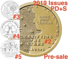 2019 American Innovation PDS PROOF Dollar Set Delaware + PreSale 12