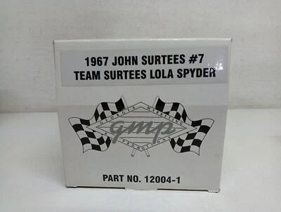 GMP 1967 John Surtees #7 Team Lola Spider 12004-1  Diecast 1/18-Y1-E10 - Immagine 1 di 4