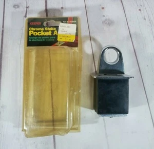 Keeper 05604 Chrome Stake Pocket Anchor Point Vintage Rough 1994 Pack, Open - Picture 1 of 12