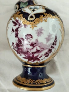 Very Rare Antique Italian Majolica pottery urn vase With Lid, 1805-1816 - Picture 1 of 9