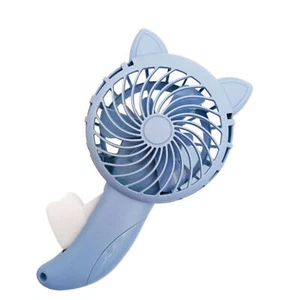 Small Handheld Fan Convenient Use Hand Press Fan No Battery Required For Da New - Picture 1 of 13