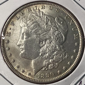 1890 Morgan Silver Dollar - Picture 1 of 2