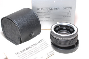 Hama 34200 Automatik Telekonverter 2x für M42 - 3 Linser (neuwertig)