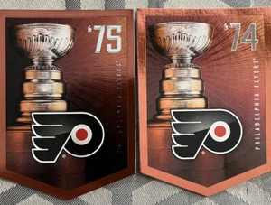 Philadelphia Flyers set of 2 2011-12 Panini Molson Coors NHL Stanley Cup Banners - Bild 1 von 1