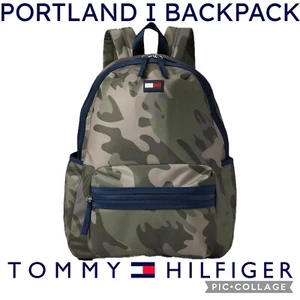 Tommy Hilfiger Portland I Camo & Navy Backpack - Picture 1 of 14