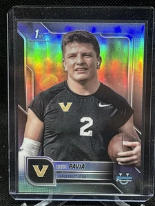 2025 Bowman Chrome U Diego Pavia Short Print Image Variation 1st #SP-16 - Bild 1 von 3