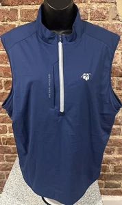 Peter Millar Cherry Hills Country Club Womens Large 1/2 Zip Sleeveless Pullover - Picture 1 of 8