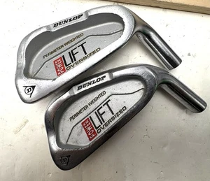 Dunlop Golf Power Lift Oversized 5 & 8- Irons Heads Steel Premier Weighted RH - Picture 1 of 2