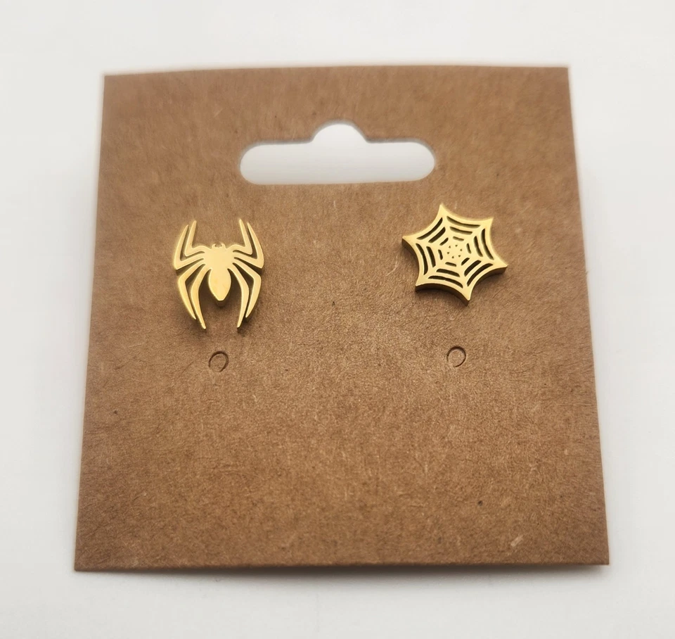 Spiderman Metal Stud Earrings - Image 1 of 2
