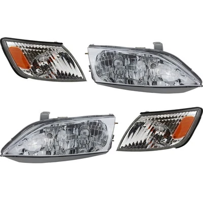 Fit For Lexus ES300 1997-99 Headlight and Corner Light Kit Driver and Passenger Foto 1 de 4