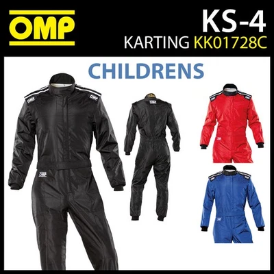 Terno de Kart Infantil OMP KS4 CIK-FIA Nível 1 Cadete Júnior Bambino Nível de Entrada Especificação - Imagem 1 de 4