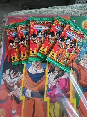 5x Boosters Panini Dragon Ball Universal Collection NEUF Scellé 8 Cartes  - Photo 1/2