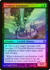 Fendeep Summoner FOIL Morningtide HEAVILY PLD Black Rare MAGIC MTG CARD ABUGames