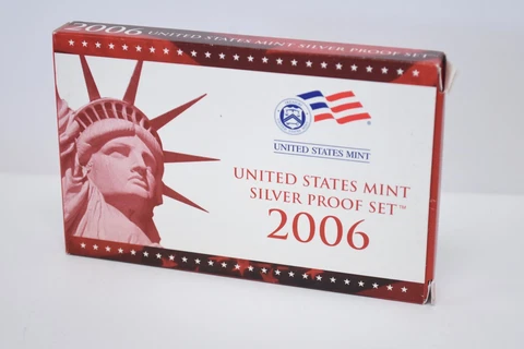 2006-S US Mint Silver Proof Set w/ Box & COA (ps1057) Cover