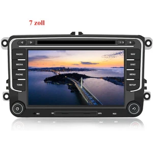 DVD 2 DIN Autoradio GPS NAVI Für Golf 5 6 PLUS Touran Gen2 Polo Tiguan Passat B6 - Bild 1 von 10