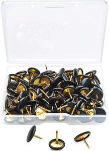 100 PCS Push Pins,Thumb Tacks, Board Pins for Cork Board, Push Pins for School, - Picture 1 of 12