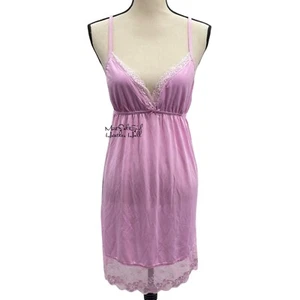 Mayfair Nachthemd rosa Spitzenbesatz Negligee Größe S - Bild 1 von 7