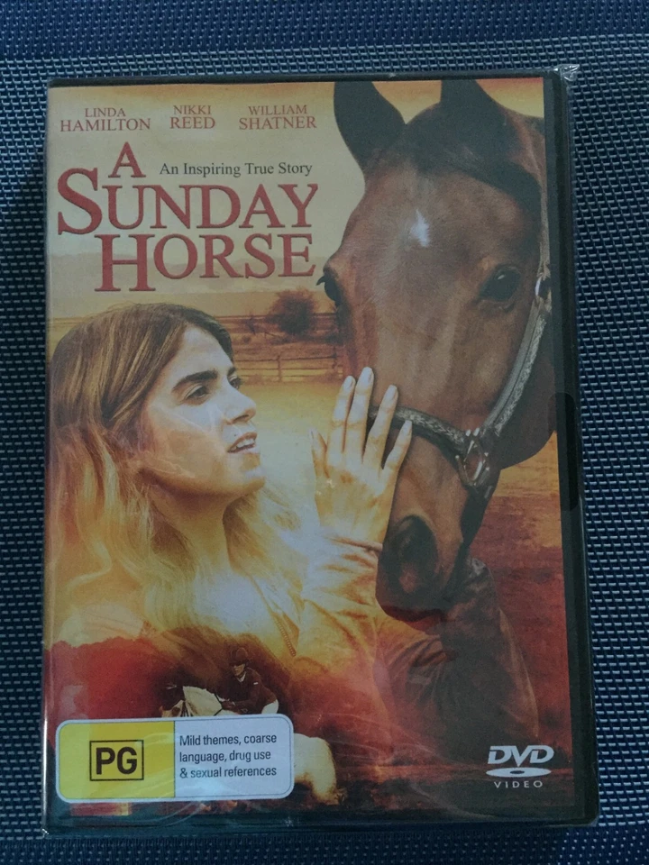 a Sunday Horse (dvd R4 2016) VGC Nikki Reed Shatner Hamilton True Debi Waldon