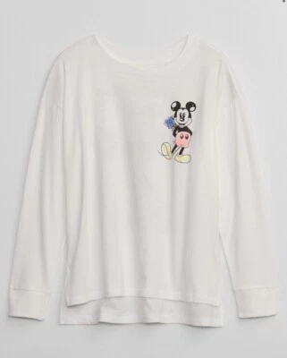 GapKids | Disney Mickey Mouse Oversized Graphic T-Shirt Size XXL 14/16 NWT White - Image 1 of 4