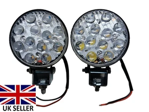 Fari Antinebbia A Led Bianchi Per Auto Classiche Nuovi 3.25" Pollici - Picture 1 of 6