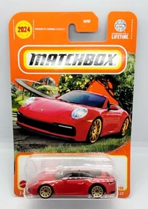 Matchbox 2024 Porsche 911 Carrera Cabriolet Red Toy Car New - Picture 1 of 3