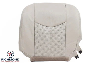 03–06 Cadillac Escalade — сменный кожаный чехол на сиденье со стороны водителя желтовато-коричневый - Изображение 1 из 4