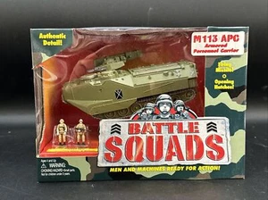 1997 Galoob BATTLE SQUADS M113 APC ARMORED PERSONNEL CARRIER Driver Gunner 74254 - Picture 1 of 9