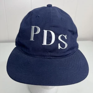 Vintage Poughkeepsie Day School PDS Hat Cap Blue Snapback - Picture 1 of 8