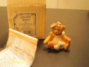 Cherished Teddies - AMY w/ heart pillows -   Hearts quilted with love.  1992 - Picture 1 of 4