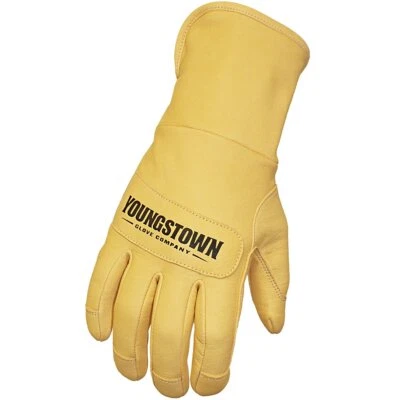 Youngstown Glove Leather Utility Plus Double Layered Long Cuff Work Gloves For - Image 1 of 4
