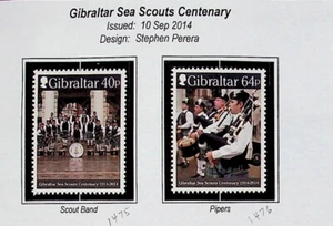 GIBRALTAR Sc 1475-6 NH Ausgabe 2014 - Pfadfinder - (FJ25) - Bild 1 von 1