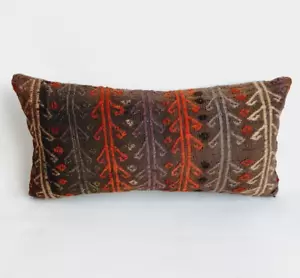 Kilim Pillow Cover, 12x24 in, Decorative Pillow, Turkish Pillow, Ethnic Pillow - Picture 1 of 9