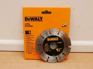 DEWALT DT3741 5" BRICK & CONCRETE DIAMOND CUTTING DISC DCG405 ANGLE GRINDER - Picture 1 of 1
