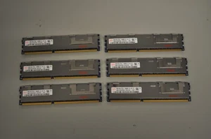 6 x 8GB 2Rx4 PC3L-10600R Hynix HMT31GR7BFR4A-H9 DDR3 Server RAM - Picture 1 of 3
