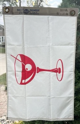 De Colección HORA DE CÓCTEL Barco Club Náutico Bandera Para-Lite Nuevo de Lote Antiguo Nylon 12 X 18 (B) Foto 1 de 4