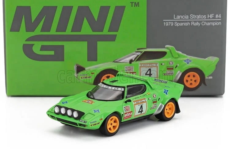1/64 MINI-GT - LANCIA - STRATOS HF (night version) N 4 WINNER RALLY MGT01050-L - Immagine 1 di 1