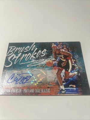 Clifford Robinson Auto 2018-19 Panini Brush Strokes Trailblazers 109/149  Foto 1 de 4
