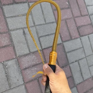 New Handmade 304 Stainless Steel Steel Whip Horse Bull Whip Cowboy Horsewhip 002 - Picture 1 of 2