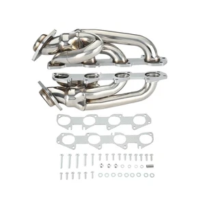 Exhaust Headers Compatible with Dodge Ram GEARZAAR New Replacement Shorty 2Pcs - Picture 1 of 14