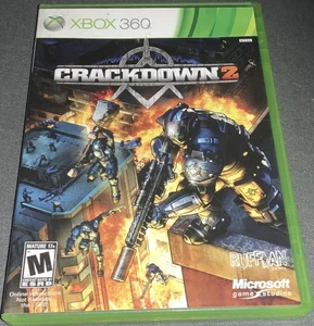 Crackdown 2 (Microsoft Xbox 360, 2010) ~ Case & Poster ~J457 - Picture 1 of 4