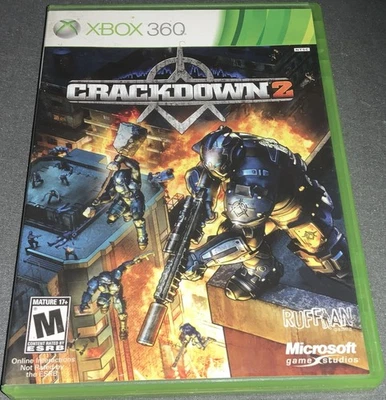 Crackdown 2 (Microsoft Xbox 360, 2010) ~ Case & Poster ~J457 - Image 1 of 4