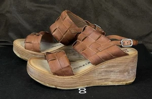 AS 98 Damen Leder Plateau Sandalen - Größe 37 EU - Bild 1 von 10