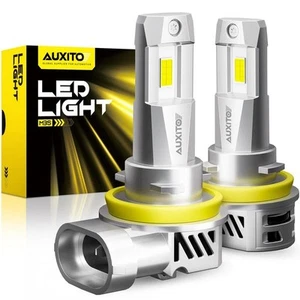 H16/H8/H11/H9 Auxito Super Bright LED Headlight & Foglight Bulbs 80W M3S (2Pack) - Picture 1 of 9