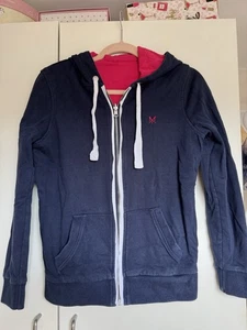 Crew Clothing Reversible Hoodie Jacket Size UK 10 - Picture 1 of 9