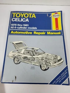 Haynes Toyota Celica Repair Manual 1978-1981 All 4-Cyl Models #437 - Picture 1 of 4