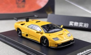 DCM 1:64 Scale Yellow 1999 Diablo GTR Racing Sports Model Diecast Metal Car - Picture 1 of 10