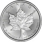 Canada Platinum Maple Leaf - 1 oz - $50 - Bu - .9995 Fine - Random Date