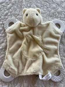 PBK Baby Unisex Yellow Fleece Giraffe White Teether Toy - Picture 1 of 8