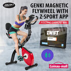 Genki Exercise Bike Magnetic Upright Recumbent Folding Home Gym Fitness W/app