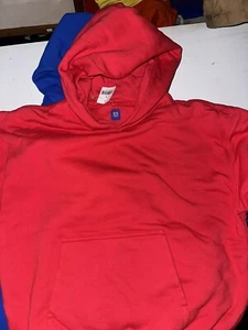 Authentic Yeezy Gap Perfect Hoodie In Red Boys Size Medium - Picture 1 of 2